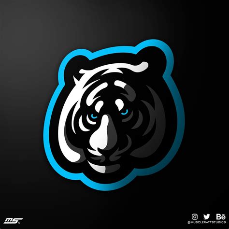 Muscleratt Studios On Twitter New White Tiger Mascot Logo Up For Sale