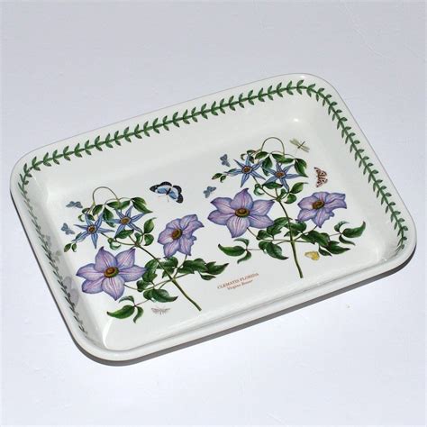 Vintage pyrex #933 butterfly gold lasagna pan baking dish. Vintage Portmeirion Botanic Garden Virgins Bower Lasagna ...