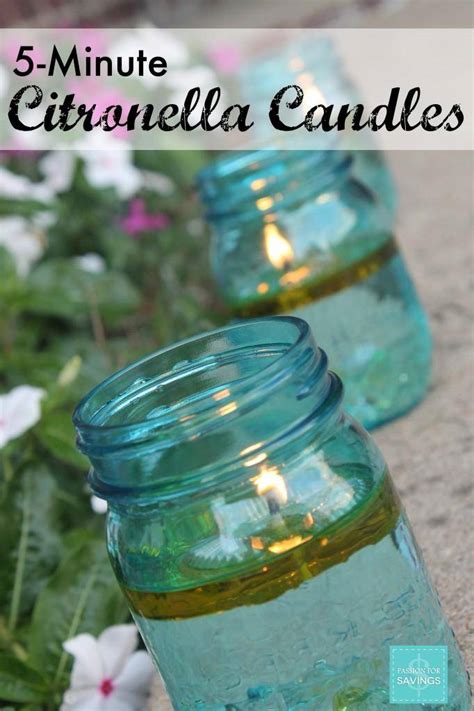How To Make Citronella Candles With Young Living Oil
