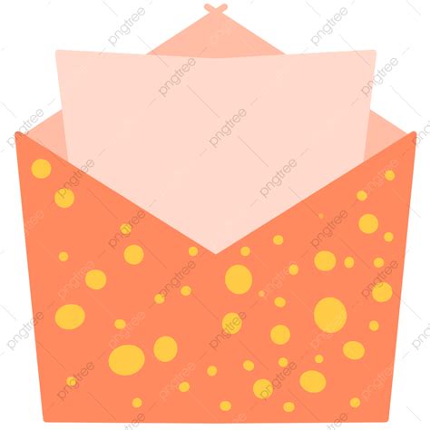 Blank Greeting Card Clipart Hd Png Greeting Card Envelope Orange