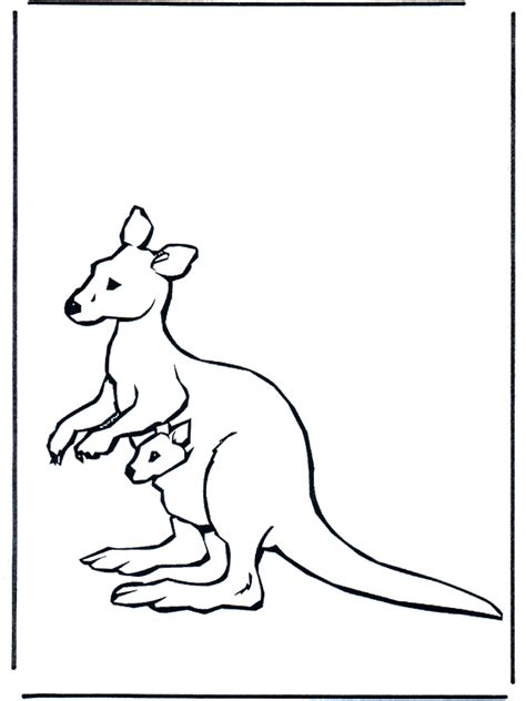 Native australians, these animals blend in well with all the other fascinating, odd, and stunning wildlife you can only find on that continent. Kangaroo Coloring Pages