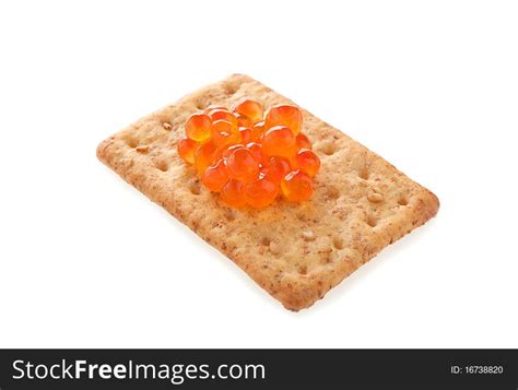 Red Caviar Cracker Free Stock Photos StockFreeImages