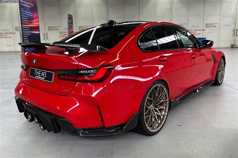 Roter Alarm Bmw M3 G80 M Performance In Toronto Rot
