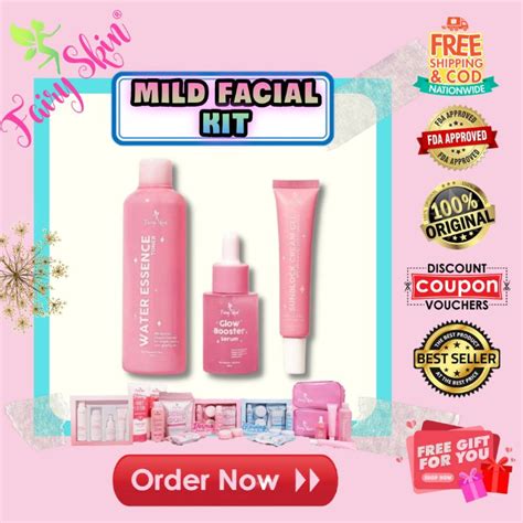 Fairy Skin Mild Facial Kit Bigger Version Shopee Philippines