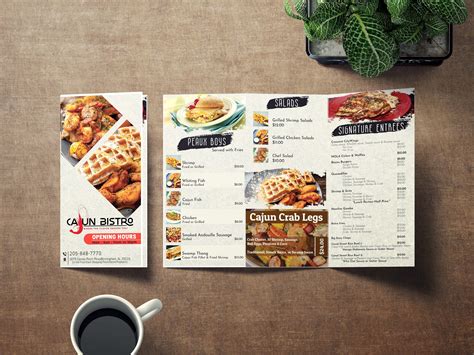 Check Out My Behance Project Restaurant Brochure Layout