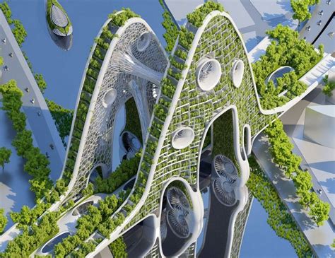 Paris Smart City 2050 With 8 Plus Energy Towers Vincent Callebaut