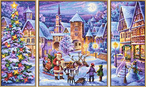 Christmas Paint By Numbers For Adults Good Ts For Senior Citizens