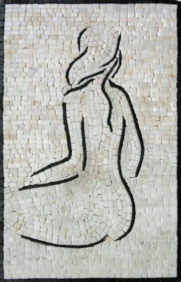 Alluring Nude Mosaic Murals For The Home Spa