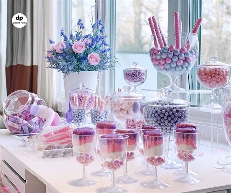Pink Candy Buffet Candy Table Birthday Candy Table Birthday Party