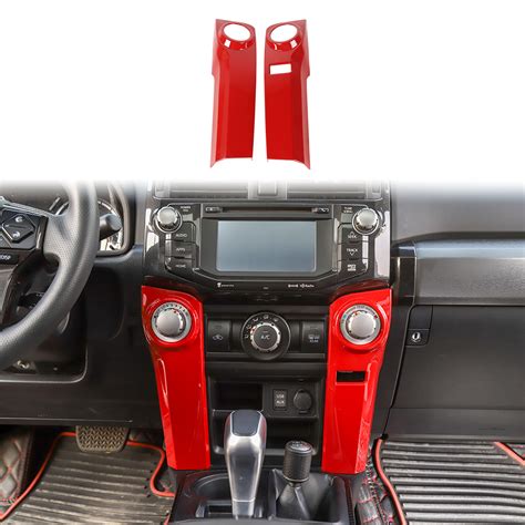 Center Control Interior Accessories Decor Trim Cover Kit For Toyota