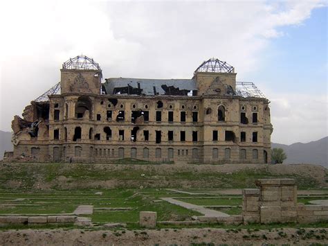 The Ruined Darul Aman Palace Located On The Periphery Of Kabul Old