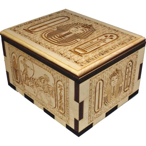 Hurricane Puzzle Box - Ancient Egypt | Wooden Puzzle Boxes | Puzzle Master Inc