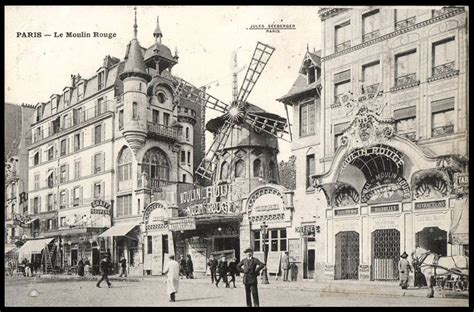 Moulin Rouge Place Blanche Montmartre Ca1900 Galba Flickr