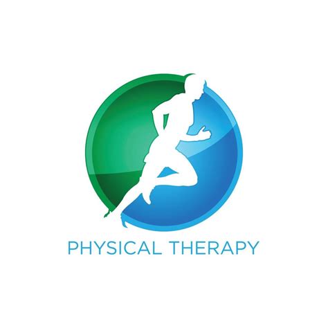 Physical Therapy Logo With Human Run Figure 11093282 Vector Art At Vecteezy