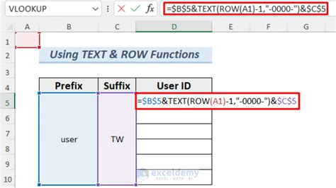 How To Create A Number Sequence With Text In Excel Methods