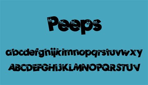 Peeps Free Font