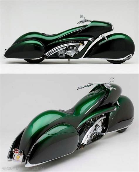 Art Deco Motorcycle Designed And Built By Master Bike Builder Arlen