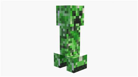 3d Minecraft Creeper Turbosquid 1640161