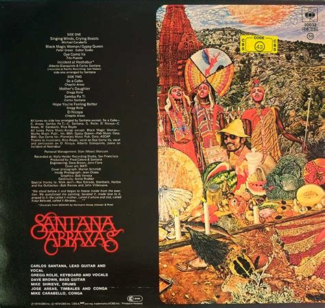 Santana Abraxas Nice Price Series Latin Rock Vinyl Album Gallery