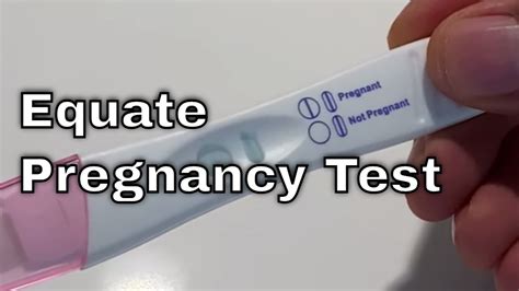 Equate Pregnancy Test How To Use Asmr Youtube