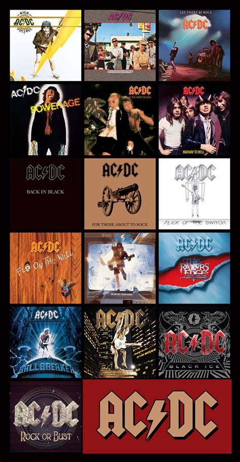 Le site francophone sur ac/dc. AC/DC discography magnet 4.5 x 3 by BandDiscMags on Etsy ...