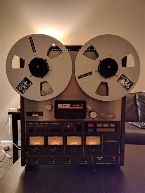 This TEAC 40-4 reel to reel tape machine from the early ...
