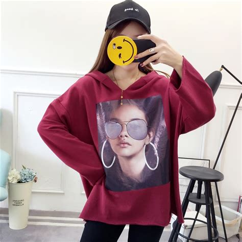 2018 Hoodies Autumn And Winter Loaded Large Size Loose Clothes Thin Section Hooded Long Sleeved