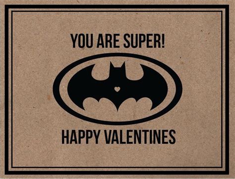 Pin By Carol Gossman On Valentines Batman Valentines Valentines
