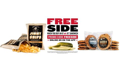 Totally we have listed more than 1 coupon codes & promo codes for food lion. Jimmy John's Offers Free Side With Online Sandwich ...