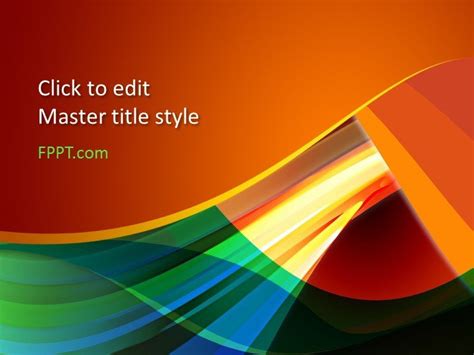 Free Color Powerpoint Template Free Powerpoint Templates