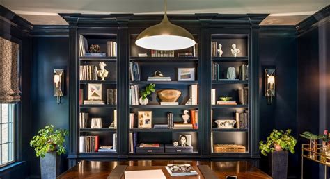 Download your favourite wallpaper clicking on the blue download button below the. Navy Blue Bookcase | Blue bookcase, Built in bookcase ...