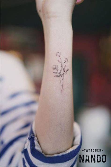 Poppy Tattoo On Arm Tattoos Poppies Tattoo Fine Line Tattoos