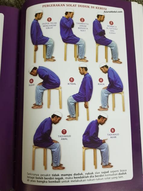 Sembahyang pesakit berdiri dan duduk atas kerusi (pesakit yang tidak mampu sujud). Panduan Solat Untuk Orang Sakit Ada 5 Cara | Azura Abdul