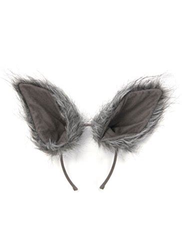 Deluxe Gray Wolf Ears Headband Pricepulse