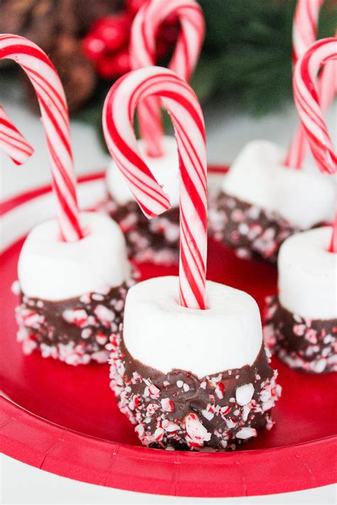 Peppermint Chocolate Covered Marshmallows Baking Beauty