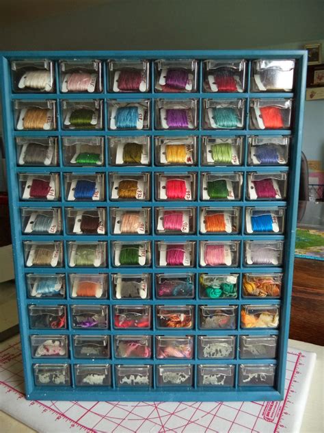 I hope this helps you in your embroidery organizing endeavors! Life at Meadowcreek: New Embroidery Floss Storage