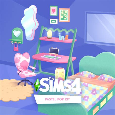The Sims 4 Pastel Pop Kit The Sim Architect