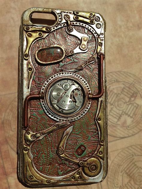 Save money online with apple watch cover deals, sales, and discounts october 2020. Steampunk iPhone Cover - In polymer clay and antique watch ...