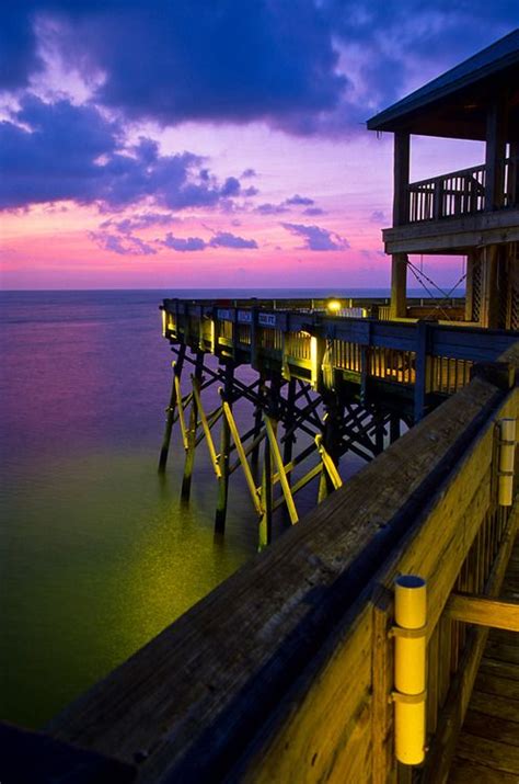 Hueandeyephotography Fishing Pier At Dawn Folly Beach Sc © Doug