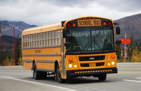 Thomas Built Buses First Student School Bus Denali Alaska A Photo