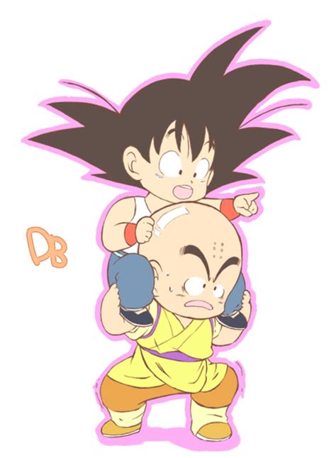 They show this when goku goes to say goodbye to krillin at the end of gt and they chat talking about when they were younger and they have a sparr for. Goku and Krillin - Dragon Ball Fan Art (35117300) - Fanpop