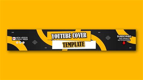 Plantilla De Banner De Youtube Creativo Vector Premium