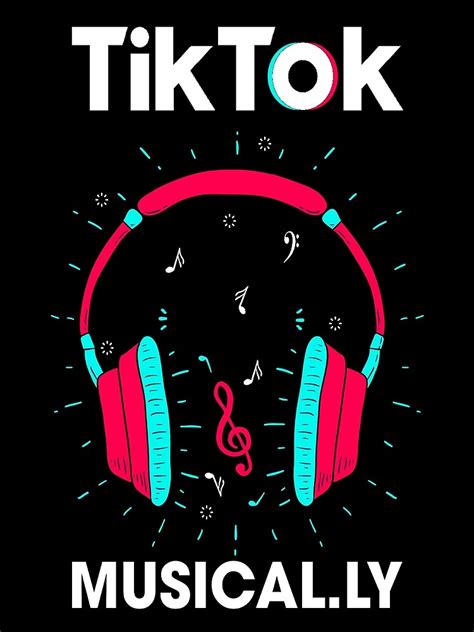 Musically Tik T Tok Logo T For Fans And Lovers Funny Music