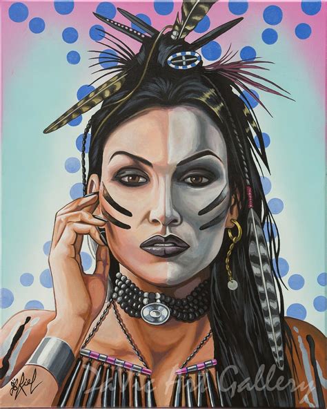 Magpie By Riel Benn Kp Native American Girls Native American Artwork