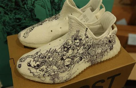 Kim Jung Gi Blesses A Yeezy Custom With His Beautiful Art At Nycc