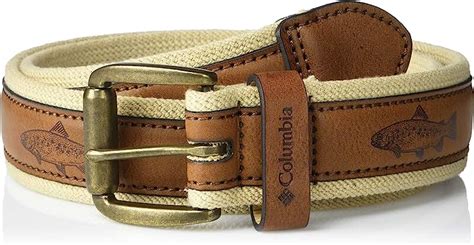 Mens Fabric Belts With Fish Design Clothing Shoes And Jewelry