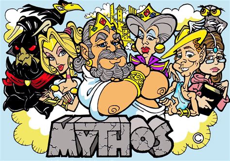 Riktoonz Cartoonistcaricaturist Rick C Moore Mythos In Color