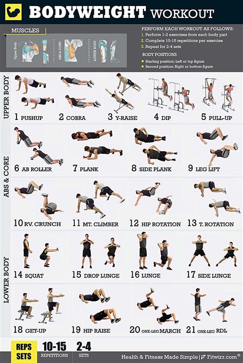 36 Bodyweight Workout For Mass Beginner Dailyabsworkouttips