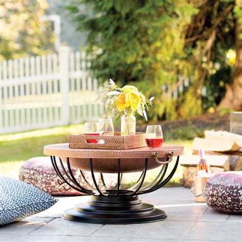 Ace hardware carries an impressive assortment of patio fire pits and outdoor fire tables to bring your family and friends together even when the weather turns cooler. Plow & Hearth Copper Wood Burning Fire Pit & Reviews | Wayfair