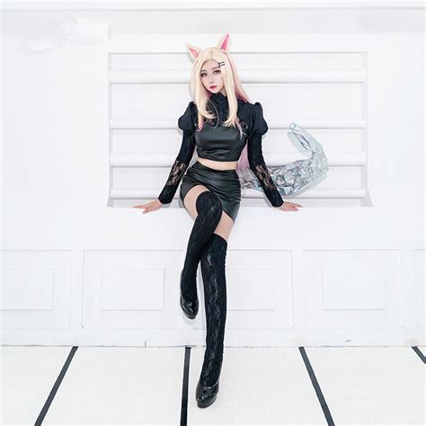 56 lol league of legends kda ahri the nine tailed fox tails cosplay prop t costumes